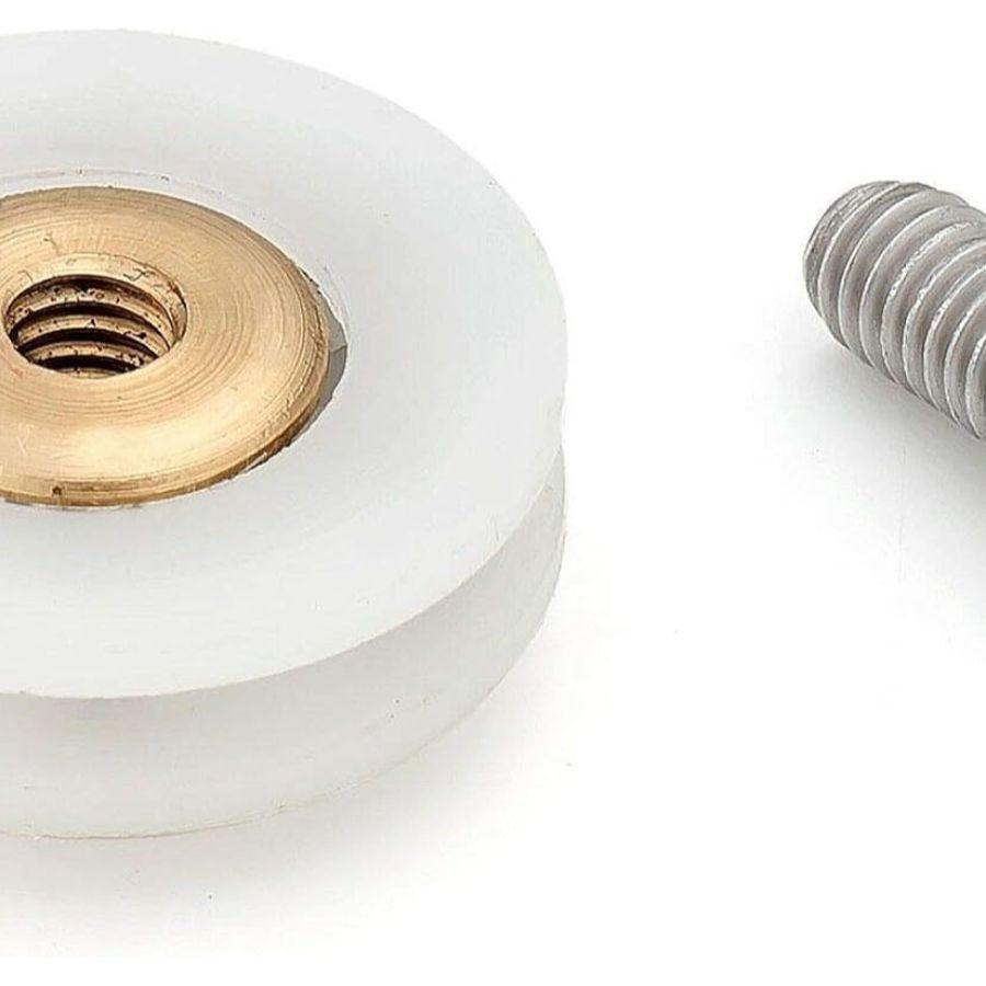 Replacement Shower Door Rollers/Runners/Wheels Grooved 19mm Diameter (19mm-4p