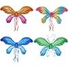 4Pcs Colorful Butterfly Wings Balloons For Butterfly-Themed Party Decoration