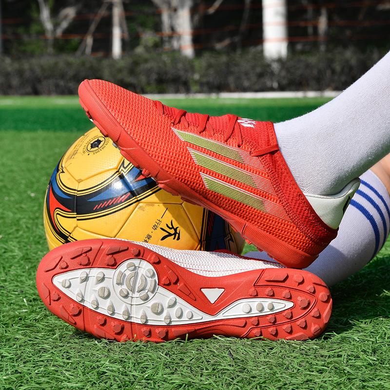 Fabrik C Luo Neue Fußballschuhe Jungen und Mädchen Kinder Lange und Kurze Stollen Erwachsene Rasen Sportschuhe Trainingsschuhe