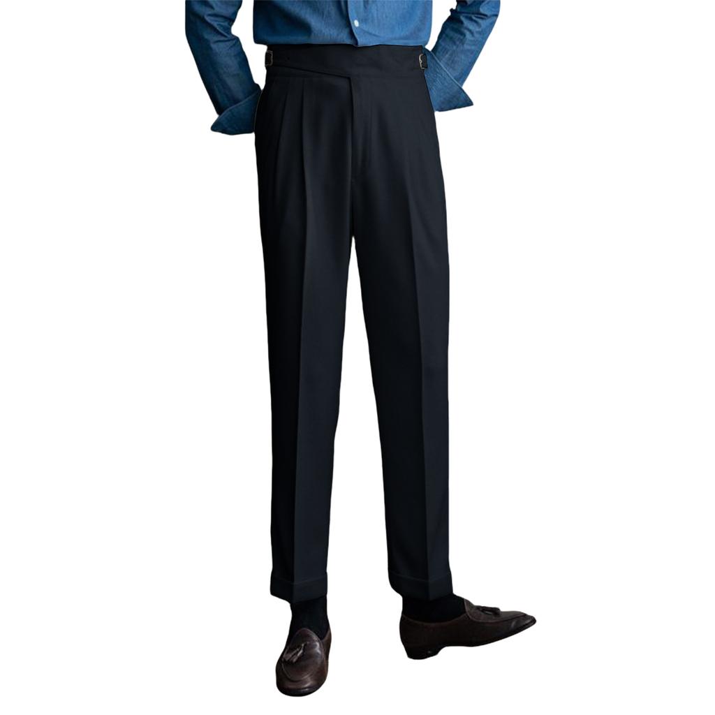 Męskie spodnie casualowe Klasyczne spodnie wizytowe w stylu włoskim Neapol Spodnie biznesowe Męskie