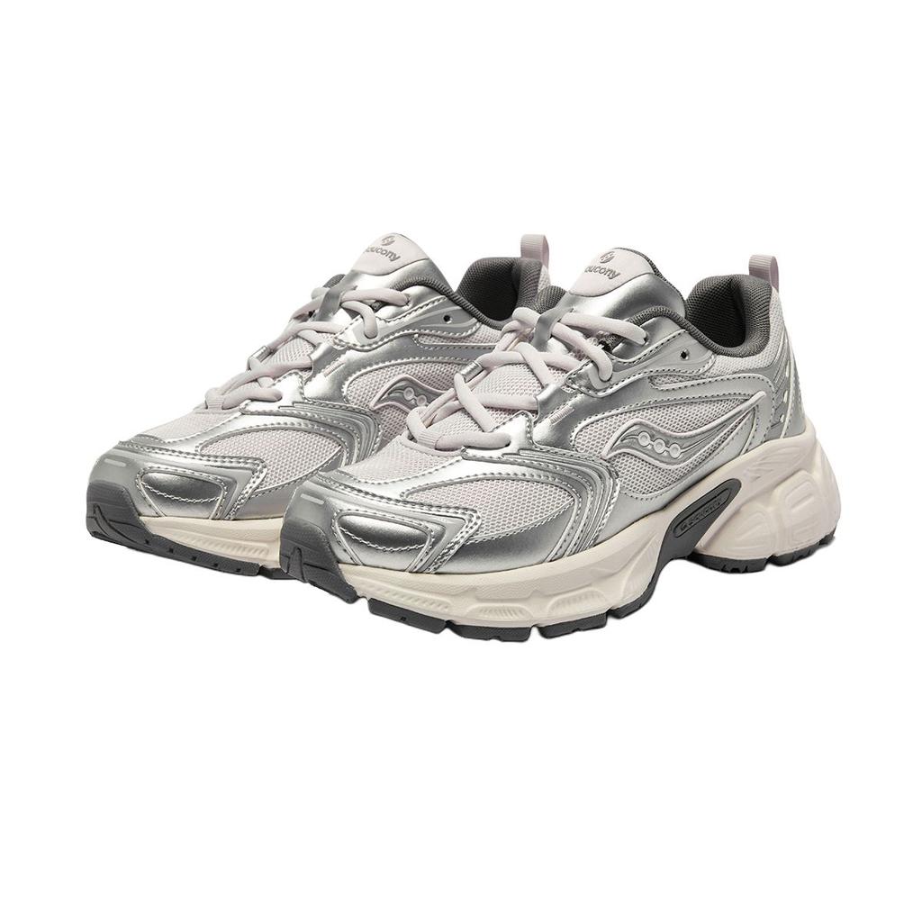 Saucony Galaxy Comfortable Soft Casual Running Shoes Women sneaker Pink Silver S79096-4