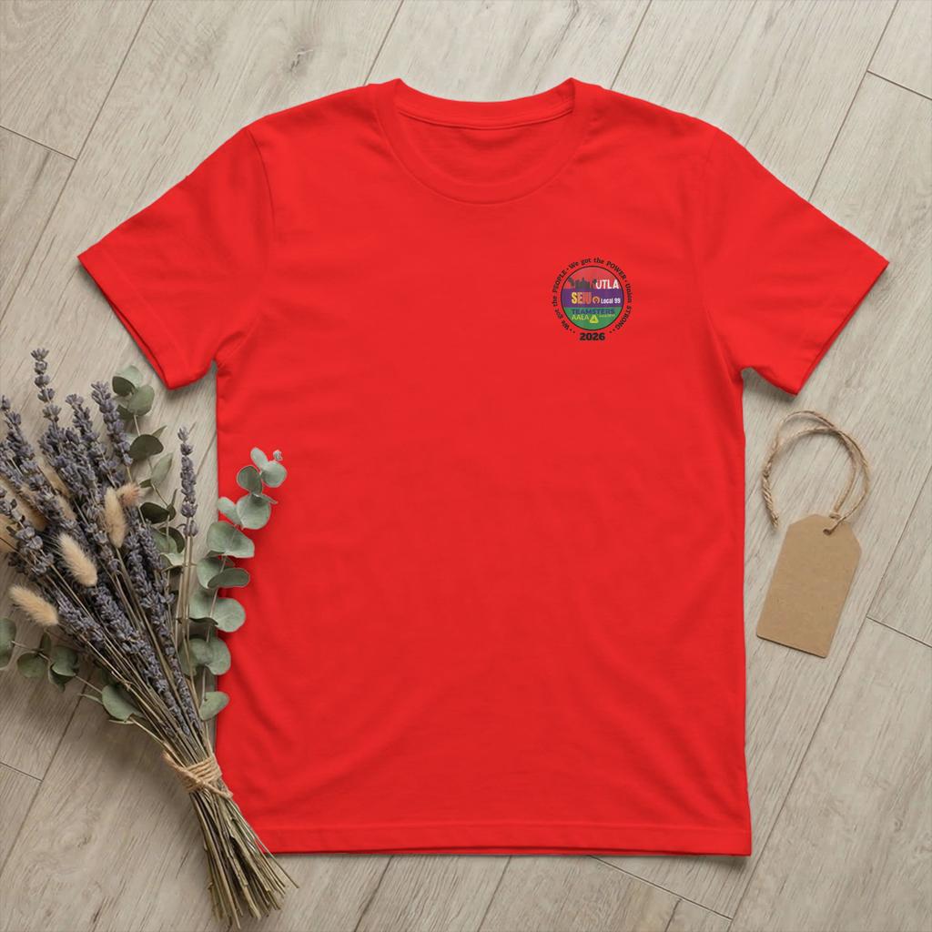 Labor MoveUnisext UTLA SEIU AALA T Shirt for Unisex 100 Cotton Male TShirts O Neck We Got The People Tees Short Sleeve Tops Printed