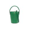 Épure 12 Short Handle Snap Closure Leather Bucket Bag Mini Women Bags Green 10213HYZ129