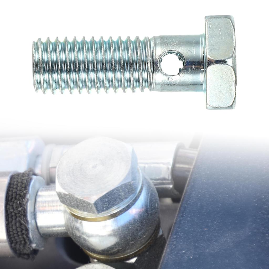 X AUTOHAUX 2 Sets Universal Auto Banjo Bolt Brake Fitting Adapter Kit with M10