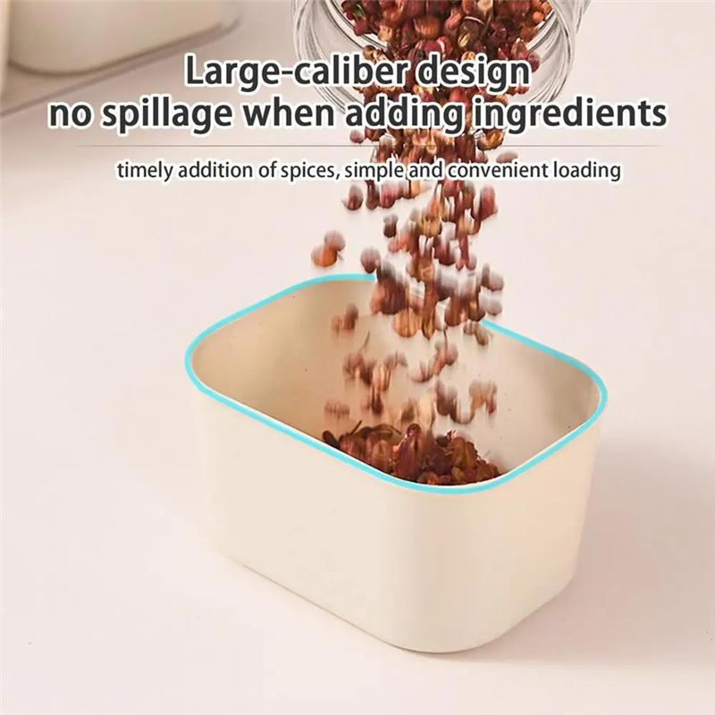 

ABWR-9 Compartments Divided Serving Tray With Lid Portable Snack Box Kitchen Seasoning Food Container For Candy, Anise Pepper