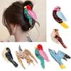Animal Print Hair Clip Friendly Acetate Hairpins For Women Teens Hair Decors Secure Grip Hairstyle Tool Birthday Gift