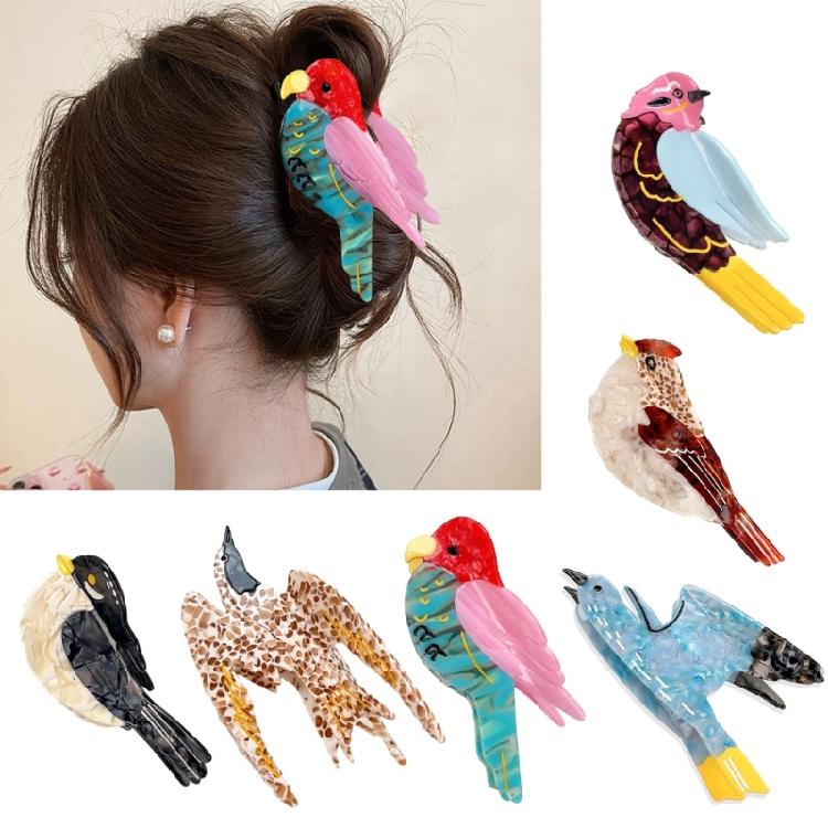 Animal Print Hair Clip Friendly Acetate Hairpins For Women Teens Hair Decors Secure Grip Hairstyle Tool Birthday Gift