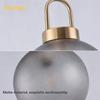 Nordic Glass Ball Pendant Lights Restaurant Dining Room Kitchen Hanging Lamps Study Bedroom Bedside Lamps Lighting Fixtures