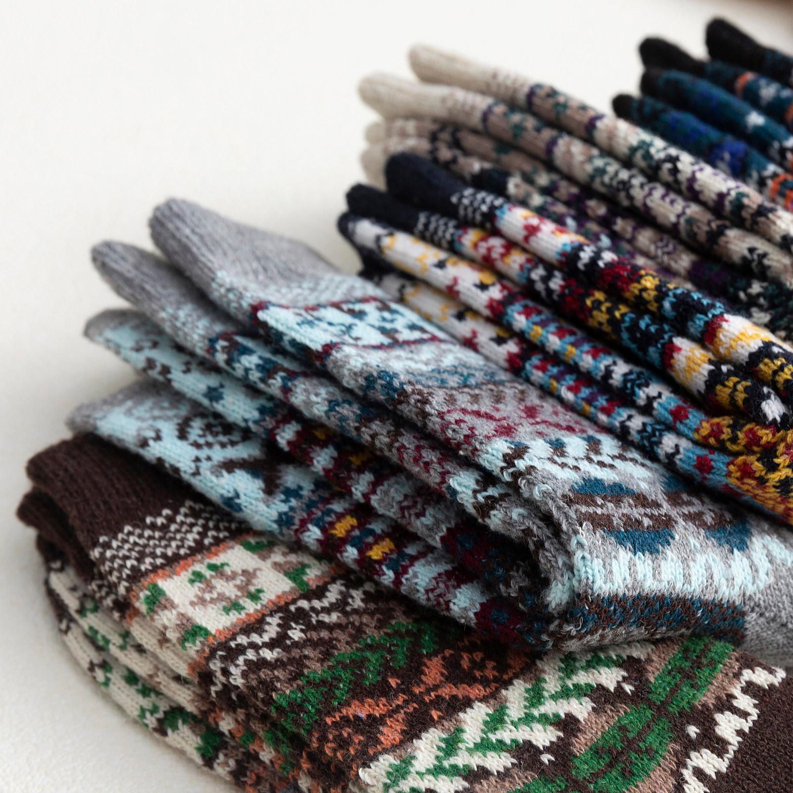 Chaussettes Hautes De Cuisse Pour Femme - Lot De 2 Paires | Laine Chaude, Montant Genou, Confortable - 9