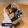 AOT Eren Yeager Clear TPU Magsafe Mobile Phone Case for iPhone 17 16 15 14 13 12 11 Air Pro Max Plus Mini Colorful Cover