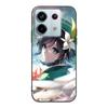 Barbatos Genshin Impact Case for Xiaomi Redmi 10 10C 9C 9A 9i 9 Prime 9T 12 12C 10A K40 Black Soft TPU Mobile Phone Bag Cover