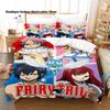3D Printed Fairy Tail Anime Bedding Set Duvet Cover Pillowcase For Fans Bedroom Decor Twin Full Queen King Size Bed Linen