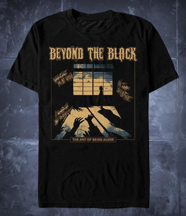 Beyond The Black - Искусство быть одному Хлопковая черная футболка S-5XL TR844 XXL
