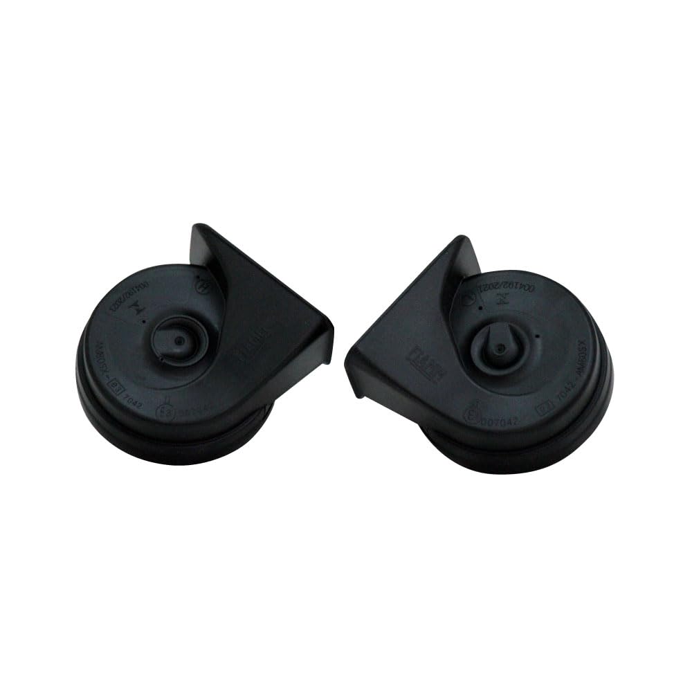 FIAMM Kompaktes Elektronisches Horn Europäisches Horn Schwarz Dediziertes Höhen-Bass-Set