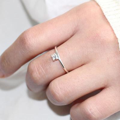 Overcozy Square Drop Cubic Ring