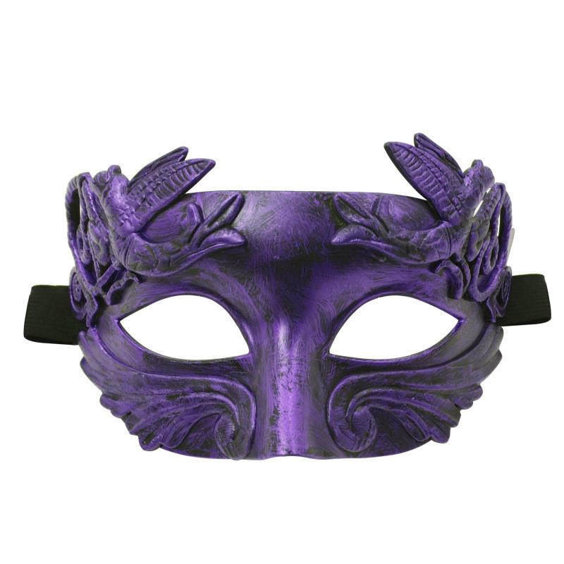 Maschera Mezza Faccia Romana Veneziana Per Halloween Carnevale E Festa In Costume Decorazione Materiale Plastico