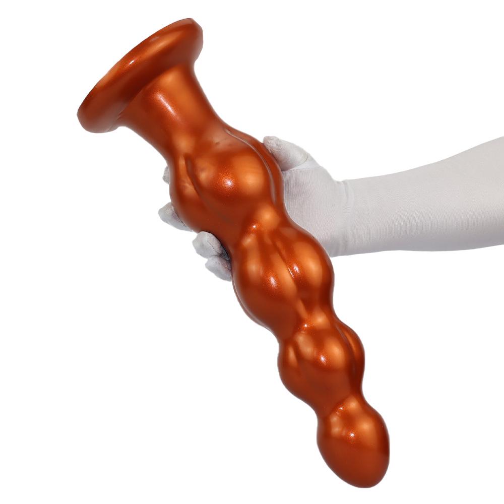 37cm Extra silný Ultra-dlouhý Silikonový Anální Dilatátor pro Ženskou Masturbaci