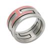 Used Ring Move Ash EU#53.5 54 Silver925 8.1g Silver Pink Classic