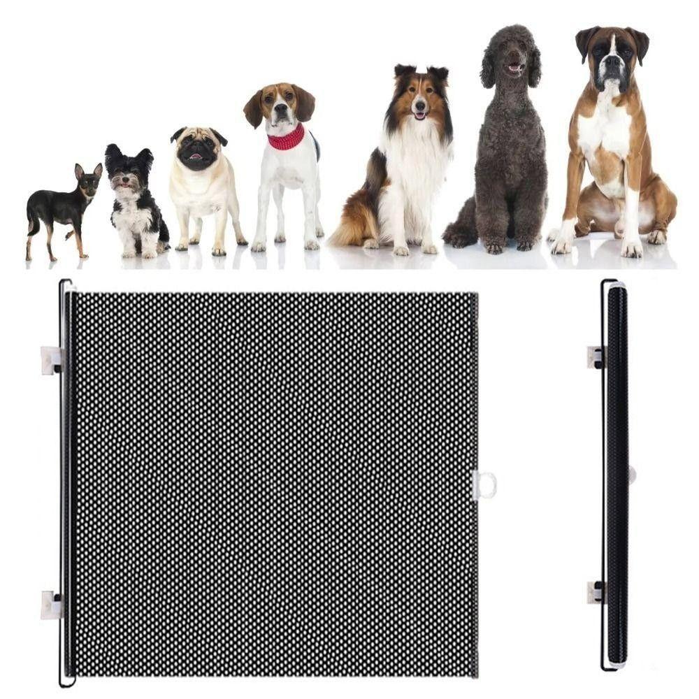 Folding Pet Safety Gate with Universal Hooks Pet Isolation Gate Pets Dogs Accessories