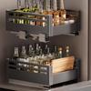 Yunshuang Stainless Steel Kitchen Cabinet Spice Pull-out Basket
