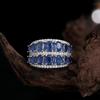 Exquisite 925 sterling silver women's ring fine jewelry for party gift, 5.33ct natural Kyanite stable emotions healing gemstones