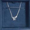 Louis Vuitton White Gold X Diamond Blossom LV Necklace K18  White Gold Q93653 Used