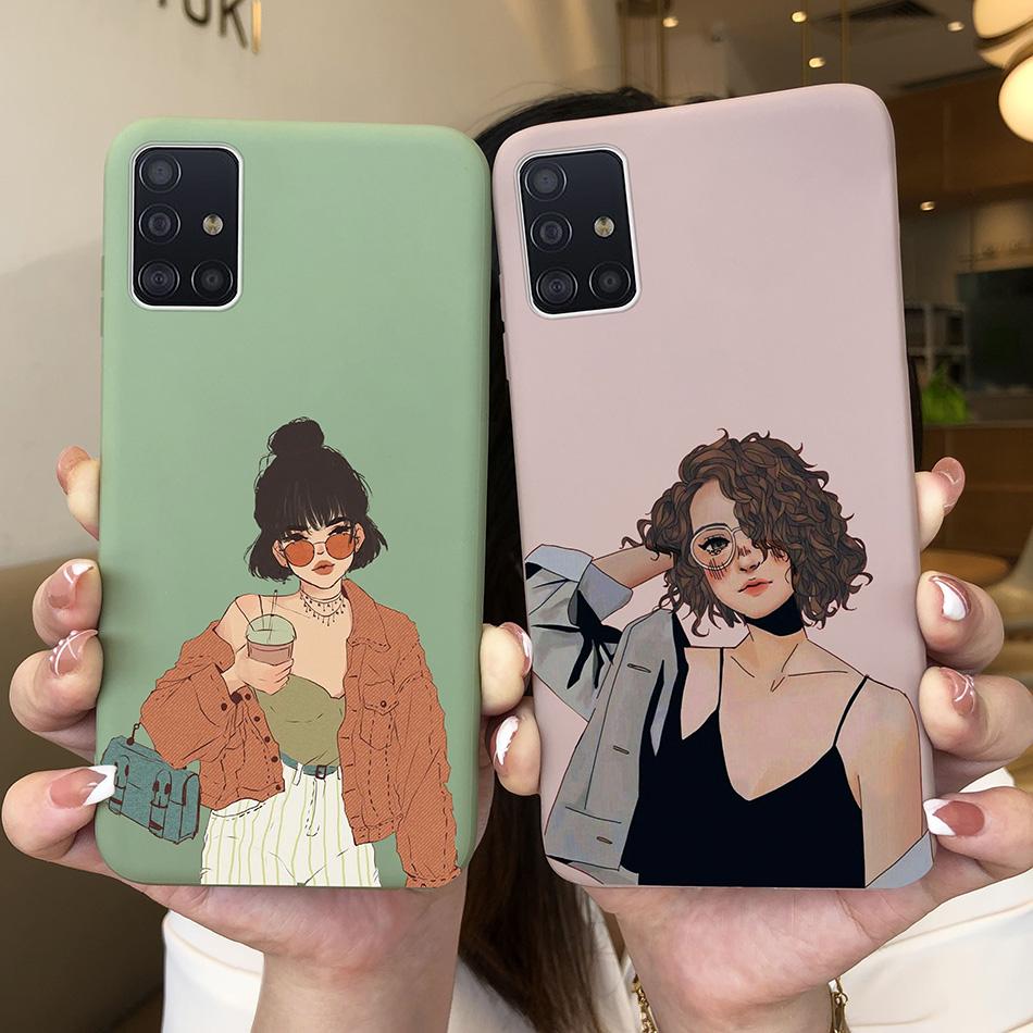 For Samsung Galaxy A51 Case Cover Soft Silicone TPU Bumper Phone Case for Samsung A31 A71 A515 A515F A 71 51 31 Coque Funda Capa