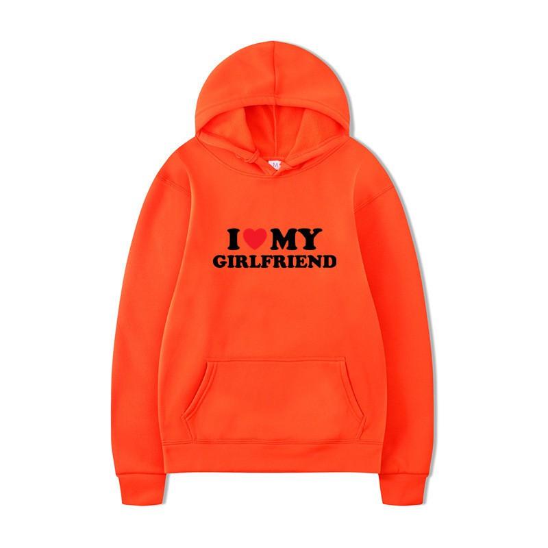 Mens Oversized Hooded Sweatshirt With Heart Print Casual Loose Fit Pullover Streetwear