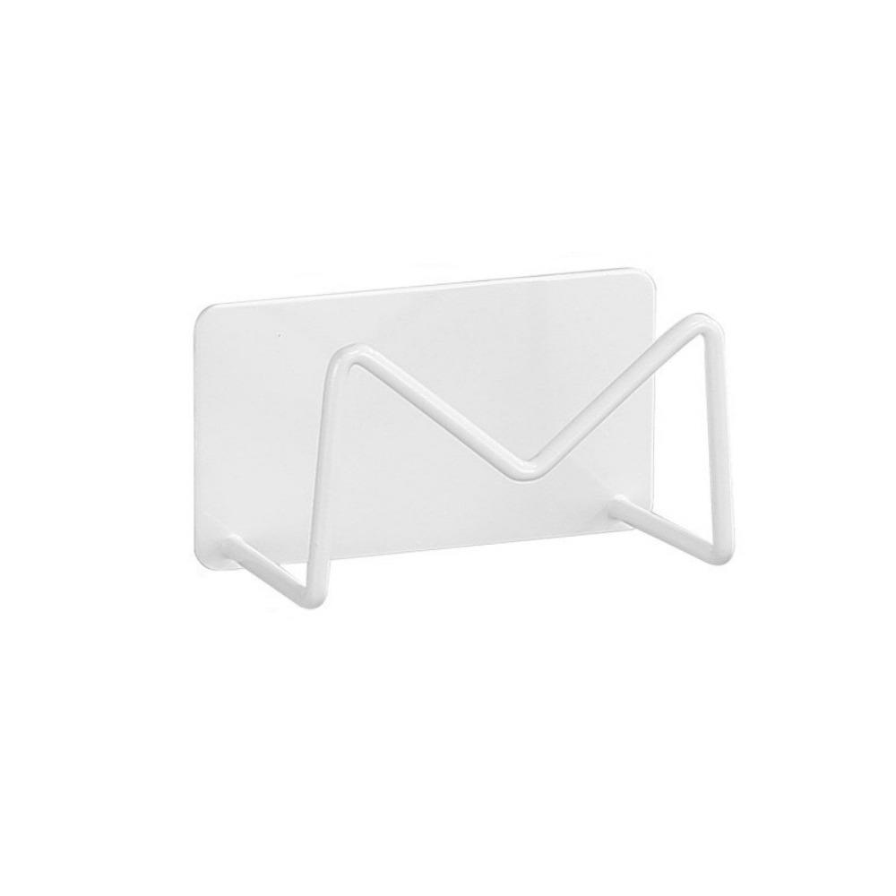 Self Adhesive Sink Sponges Holder Wall Mounted Sink Sponges Racks Sponges Storage Holder  Bathroom белый