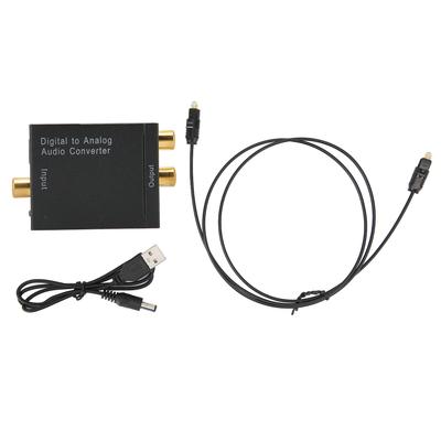 H3622 Digital Optical To Analog Audio Converter Lossless Sound Quality Audio Converter with Fiber