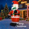 3.9FT LED Inflatable Xmas Yard Deco Santa Claus Candy Cane Christmas Home Decorations Ornament Festive Toy Gifts Supplies Decor