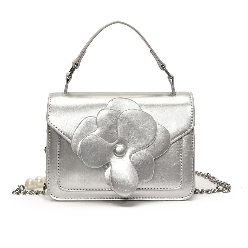 Nowa damska torebka Sen urocza mała świeża literacka kwiatowa mała kwadratowa torebka słodka i urocza crossbody pod pachę torebka trend