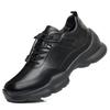 Men's Autumn Winter Waterproof Leather Casual Driving Shoes Comfortable Business Sneakers Fashion Non-Slip Office Leisure Shoes