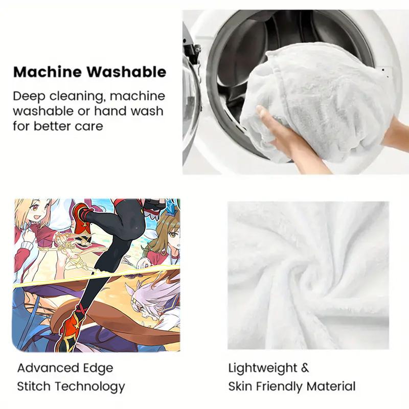 Uma Musume Pretty Derby 2D Flat Pattern Flannel Blanket High quality All Seasons Warmth and Comfort Perfect for Christmas Gifts.DMT0925209