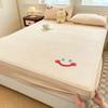 Spring & Summer Chenille Embroidery Quilted Fitted Sheet Mattress Protector
