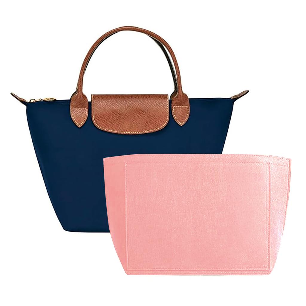 Bolsa de inserción de fieltro para bolso, bolsa con forro, bolsa de maquillaje de tela de fieltro, soporte de viaje, organizador de bolso portátil