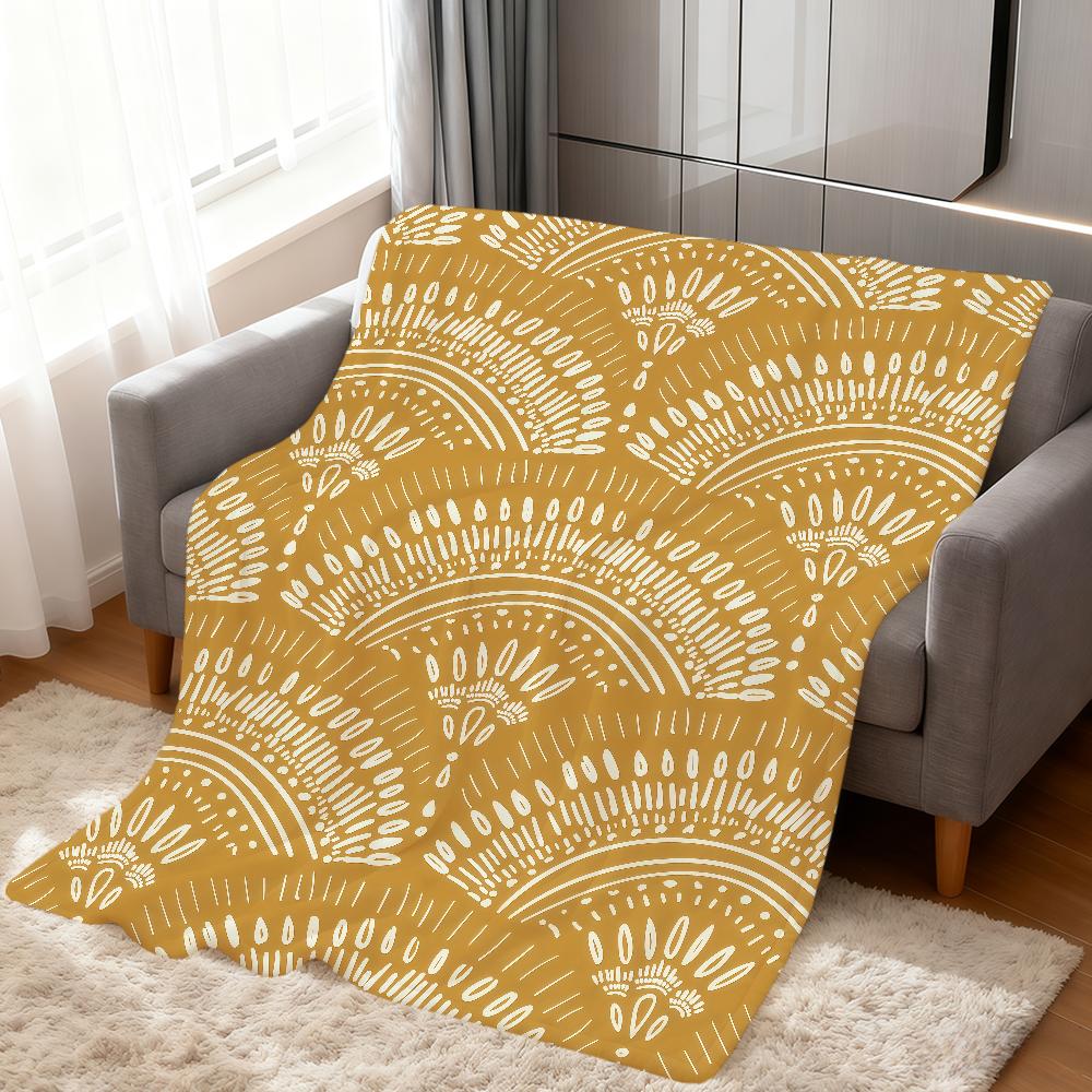 abstract bohemian Eccentric boho soft warm plush blanket for dormitory sofa living room pet hogar bedroom gift nap home Flannel