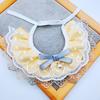 Cats Wedding Costume Princess Wedding Dress Bandana Collar with Delicate Lace Trim Ribbon Bowknot for Cats Only