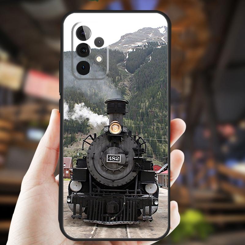 Train Railway Travel Case For Samsung Galaxy A05 A06 A22 A53 A33 A26 A16 A56 A36 A32 A52 A54 A34 A14 A55 A15 A35