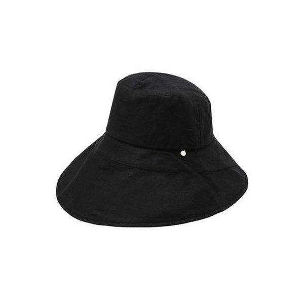 Daks Women S Black Check contraSt Linen Floppy Hat Dche6e122bk