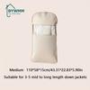 1pc Closet Hanging Organizer Vacuum Bag for Clothes Storage Bag with Hanger Space Saving Clear Seal Bags Wardrobe Compressed Bag