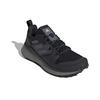 adidas Terrex Folgian Hiker Pantofi de alergare cu șireturi, rezistenți la alunecare, durabili, ușori, cu talpă joasă, Bărbați Adidași Negru Gri EF0404
