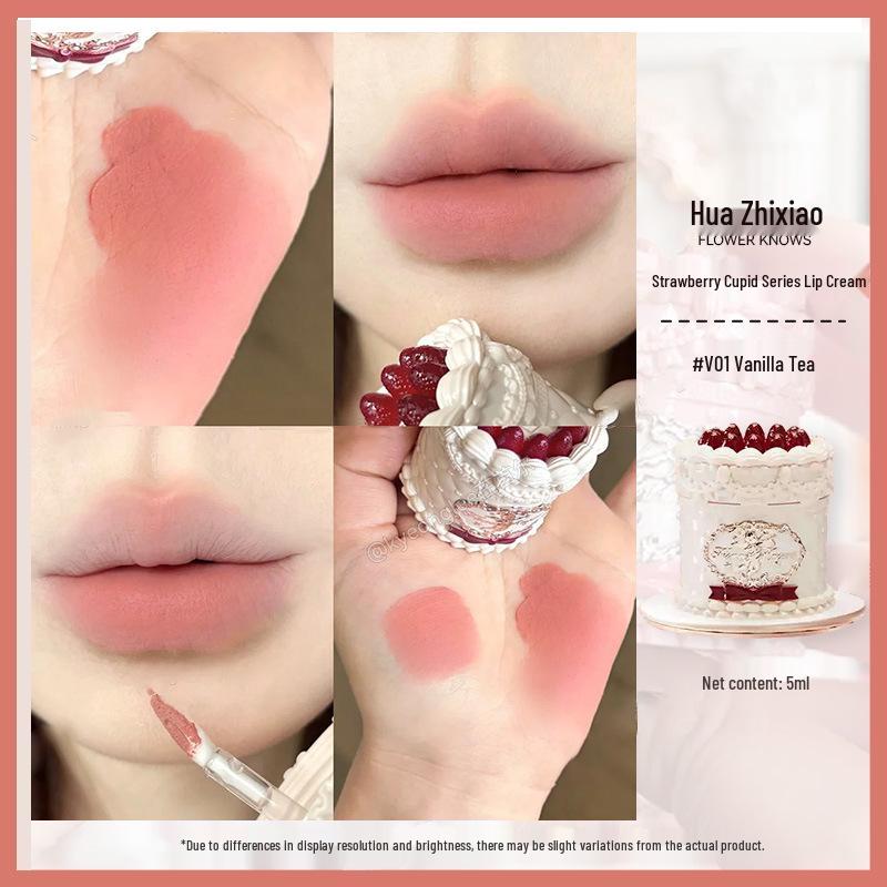 FlowerKnows Strawberry Cupid Mattifying Lip Cream - Autumn/Winter Collection