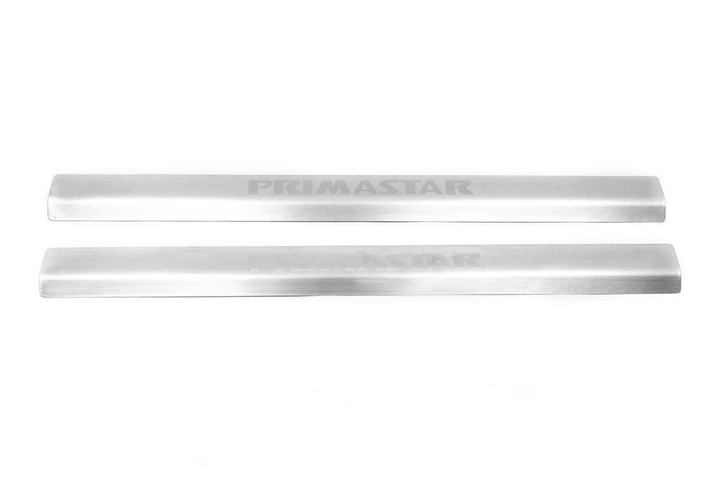 Пороги на карниз Laser-style (2 шт, сталь) для Nissan Primastar 2002-2014 гг