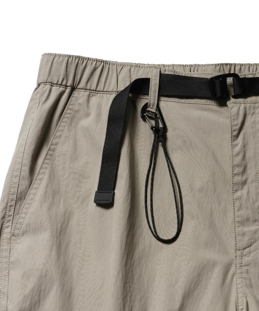 Musinsa Standard [City Leisure] Cn Wide Belted Parachute Pants [Grayish Beige]