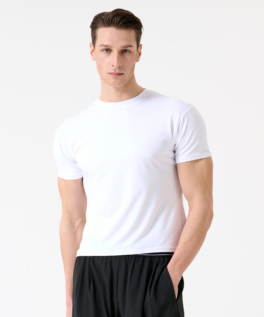 HUGVONE Softcore Crop Muscle Fit Short Sleeve 2 Colors