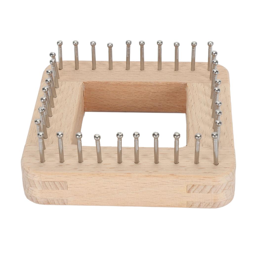 Holzstricken Professionelles handgefertigtes Strickbrett zum Weben von Mützen, Schals und Schals für Kinder