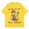 Maybe Im Not Silly Enough Funny Cowboy Goose Meme T Shirt Unisex Unisex Summer Cotton TShirts Casual Loose HipHop ONeck TShirts