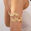 Multi Style Opening Arm Bracelet Metal Flower Bracelet Chic Arm Bracelet  Bridal Wear
