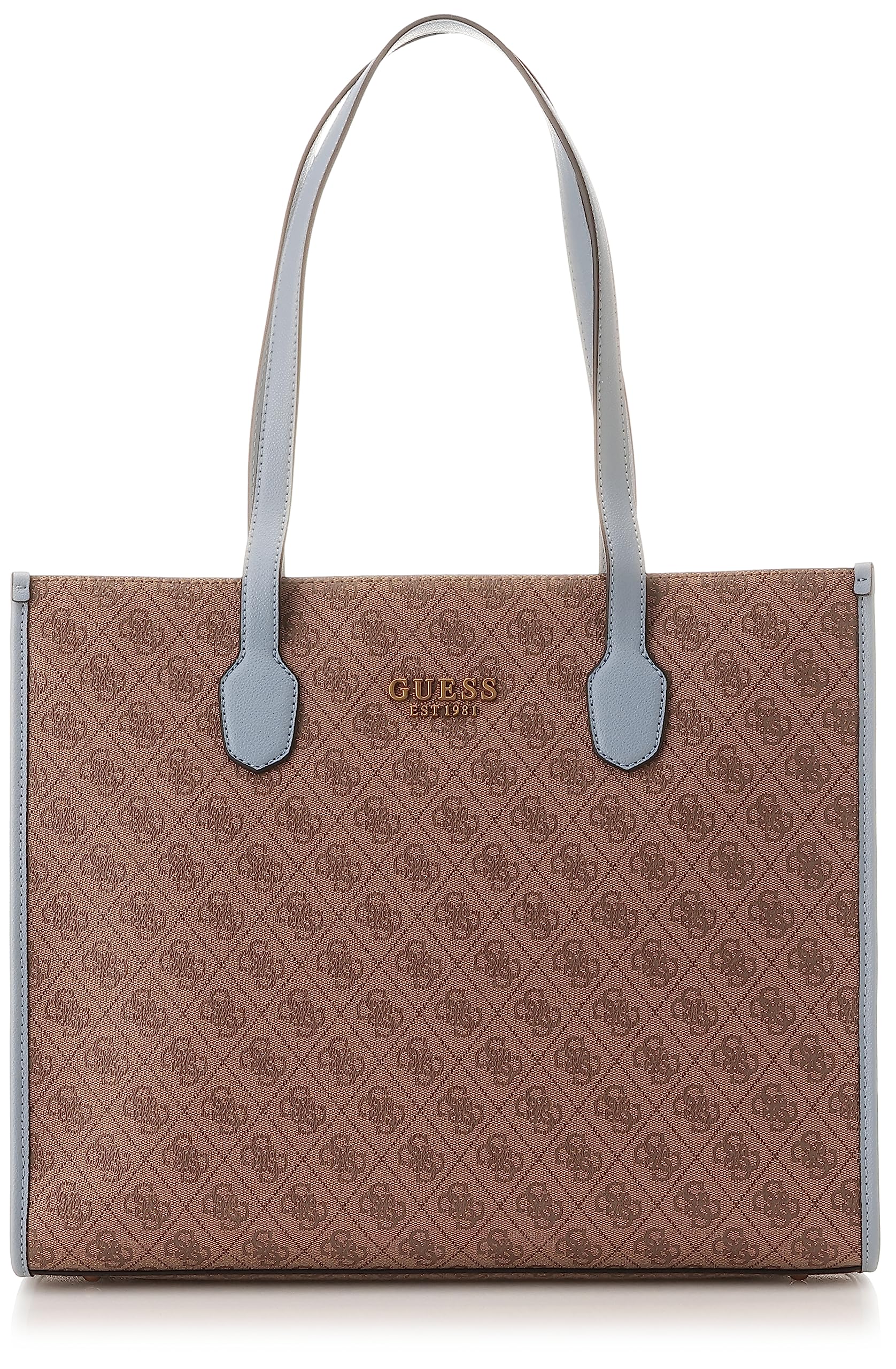 

Handbag SN866524 SILVANA LATTE [Guess] Women s LOGO/SLATE [Item]